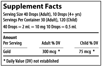 PureGold Concentrate Supplemental Fact Sheet 